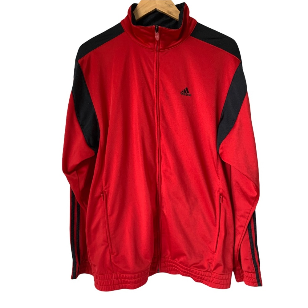 Adidas zip up track jacket